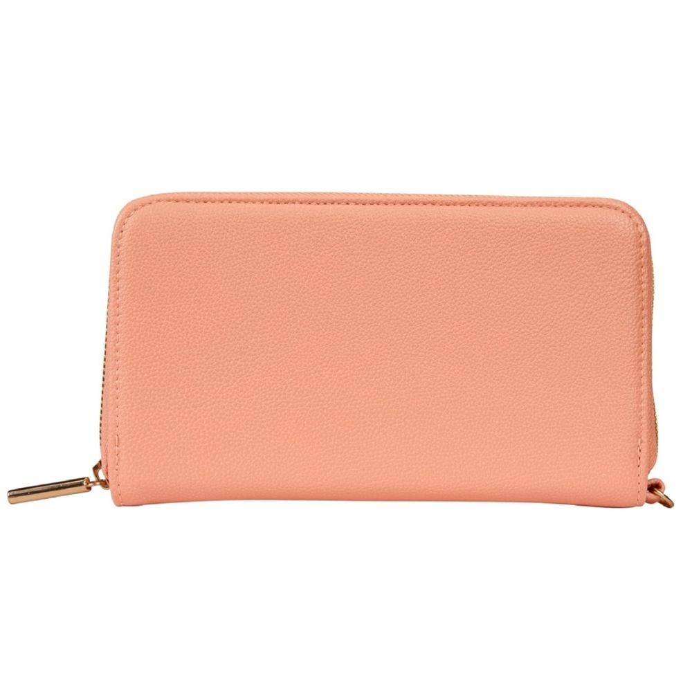 All About the Benjamins Wallet (Coral Peach Smooth Pebble)